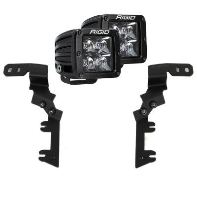 Chevy/GMC Colorado/Canyon 23-27 D-Series Spot Midnight A-Pillar Kit RIGID Industries