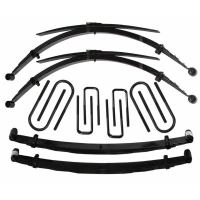 Lift Kit 4 Inch Lift For Use w/High Boy Includes Front/Rear Leaf Springs Front/Rear U Bolt Kits Spring Bushing Kit 73-78 Ford F-250 Skyjacker