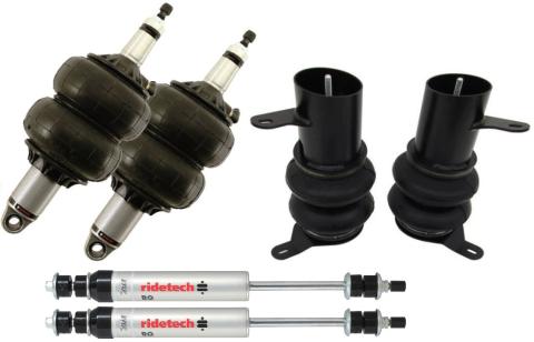 Air Suspension System For 1961-1964 Cadillac Front HQ Shockwaves Rear Coolride And Rear HQ Shocks Ridetech