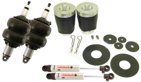 Air Suspension System For 1965-1970 Cadillac Front HQ Shockwaves Rear Coolride And Rear HQ Shocks Ridetech