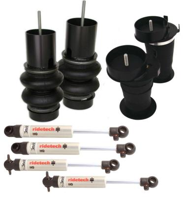 Air Suspension System For 1965-1970 Bonneville Catalina e Front HQ Shockwaves Rear Coolride And Rear HQ Shocks Ridetech
