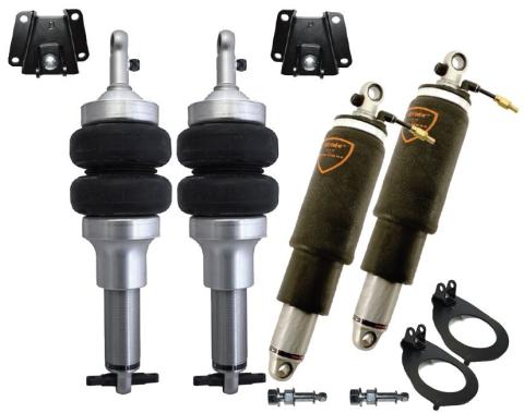 Air Suspension System For 1993-2002 Camaro and Firebird Front HQ Shockwaves Rear HQ Shockwaves Mounting Brackets And Hardware Ridetech