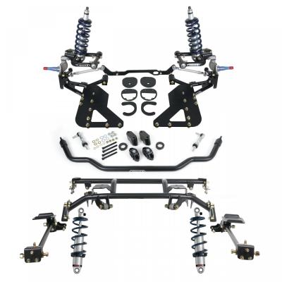 TQ Coil-Over System For 1962-1967 Chevy Ii Nova Front And Rear TQ Coil-Overs Front Tru-Turn Package W/ Control Arms Bolt-On 4-Link And Front Sway Bar Ridetech