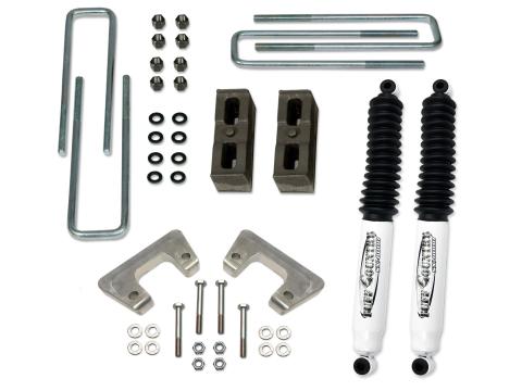 2 Inch Lift Kit 11-19 Silverado/Sierra 2500HD/3500HD 4x4 & 2WD w/Rear Lift Blocks and SX8000 Shocks Tuff Country