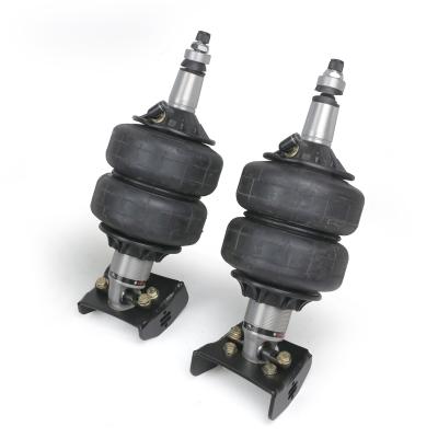 Front HQ Shockwaves For 1965-1972 Galaxie Pair Of Rebound Adjustable Shock waves W/ 1/4 Inch Airline Fittings Ridetech