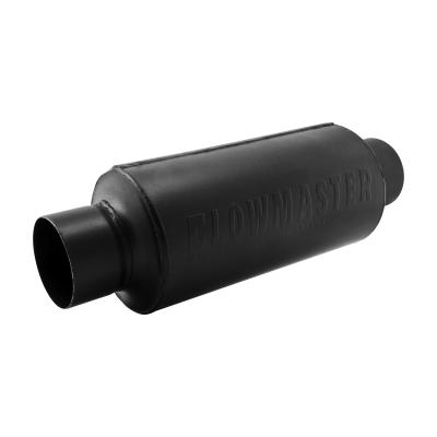 Pro Series Shorty Muffler Pro Series Shorty Muffler 3.00 Center In 3.00 Center Out Moderate Sound Flowmaster