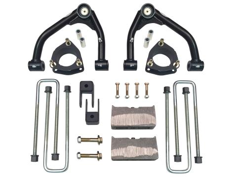 4 Inch Lift Kit 07-18 Silverado/Sierra 1500 2WD Fits Models with 1 piece OE Cast Steel Upper Arms Tuff Country