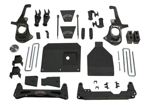 6 Inch Lift Kit 11-19 Silverado/Sierra 3500 / 3500HD Includes Dually Models Tuff Country