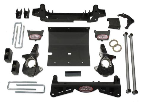 6 Inch Lift Kit 01-06 Silverado/Sierra 3500 / 3500HD w/3 Piece Sub Frame Tuff Country