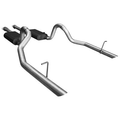 American Thunder Cat-Back Exhaust System 1994-1997 Ford Mustang Gt And Cobra With 4.6L Sohc Or 5.0L Engine Aggressive Sound Flowmaster