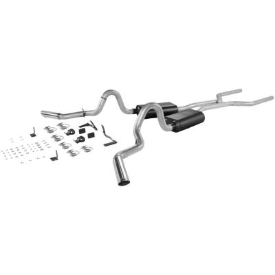 American Thunder Crossmember-Back Exhaust System Fits 1964-1972 Chevrolet El Camino And Gmc Sprint With V8 Engine, 2.5 Inch Aluminized Pipes Aggressive To Moderate Sound Flowmaster