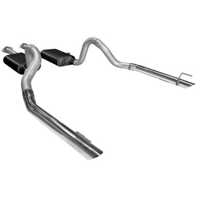 American Thunder Cat-Back Exhaust System 1998 Ford Mustang Gt And Cobra With 4.6L Engine Aggressive To Moderate Sound Flowmaster
