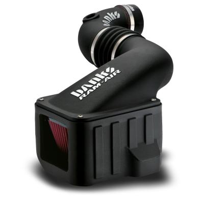 Ram-Air Cold-Air Intake System Oiled Filter 07-10 Chevy/GMC 6.6L LMM Banks Power