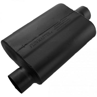 40 Series Chambered Muffler 40 Series 3.00 Offset In 3.00 Center Out Aggressive Sound Flowmaster