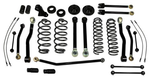 4 Inch Lift Kit 07-18 Jeep Wrangler JK 4 Door Only Performance Lift Kit EZ-Flex Tuff Country