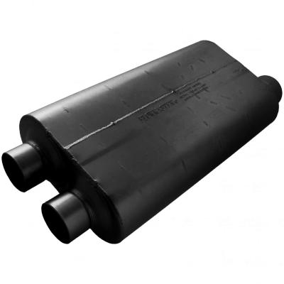 50 Series Big Block Chambered Muffler 50 Big Block 3.00 Dual In 3.50 Offset Out Mild Sound Flowmaster