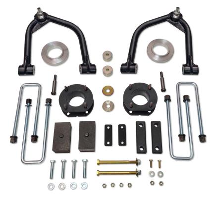 4 Inch Uni-Ball Lift Kit 07-Up Toyota Tundra 4x4 & 2WD w/ Rear Shock Extension Brackets Excludes TRD Pro Tuff Country