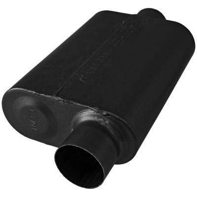 40 Series Chambered Muffler 40 Series Stainless Steel 3.00 Offset In 3.00 Center Out Aggressive Sound Flowmaster