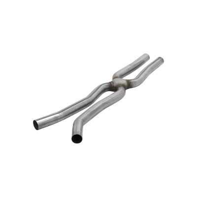 Scavenger X-Pipe No Resonator Kit Fits 2015-2017 Ford Mustang Coupes And Convertibles With The 3.7L Engine Flowmaster