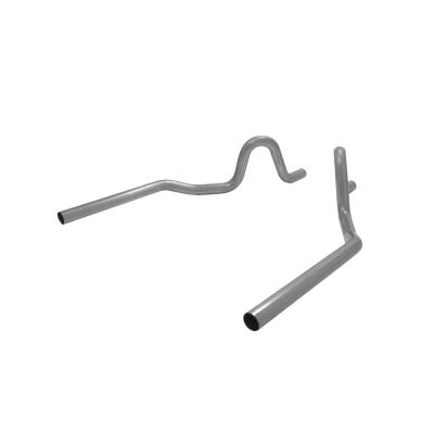 Pre-Bent Tailpipes Fits 1964-1972 GM A-Body. 2.50 Inch Stainless Steel Flowmaster