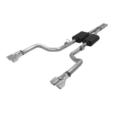 American Thunder Cat-Back Exhaust System 2015-2023 Dodge Challenger Hellcat, Demon, Srt392, R/T Scat-Pack With 6.2L Or 6.4L Engine And 2017-2022 R/T With 5.7L Engine Aggressive To Moderate Sound Flowmaster