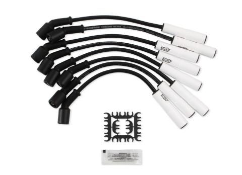 Spark Plug Wire Set Extreme 9000 Ceramic Boot Custom Fit Extreme Heat Ceramic Boot Wire Sets 12 Direct Fit For 2014+ Gen 5 Lt1/Lt4 Based Engines Corvette/Camaro/Truck/Suv ACCEL