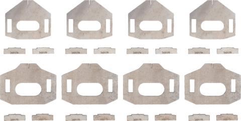 05-15 Toyota Tacoma, 03-09 Toyota 4Runner and 07-09 Toyota FJ Cruiser Weld-on Lower Control Arm Cam Tab Gussets All Pro Off Road