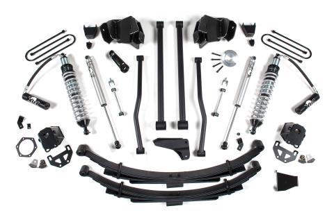 8 Inch Lift Kit 09-13 Ram Coil Over Long Arm w/4 inch Axle Rear Block Kit Diesel With Fox Shocks