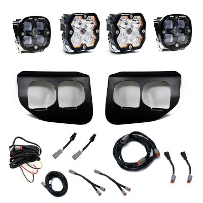 Squadron 2.0 Sport/Squadron Sae Dual Fog Pocket Light Kit Ford 2020-22 F-250/350 Super Duty Clear Toggle Baja Designs