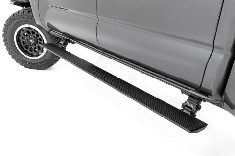 Power Running Boards Dual Electric Motor Double Cab Toyota Tacoma (05-23) Rough Country