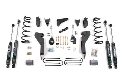 03-07 Dodge RAM 2500 6 Inch Lift Kit With 4 Inch Axle Gas With Nitro Shocks Zone Offroad