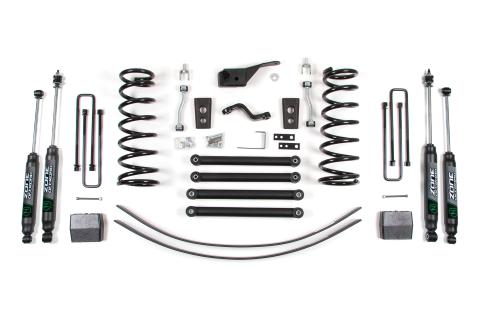 2000 Dodge RAM 1500 5.0 Inch Coil Spring Lift Kit With Nitro Shocks Zone Offroad