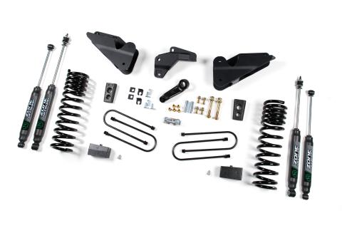 13-18 RAM 3500 4.5 Inch Lift Kit With Nitro Shocks Zone Offroad