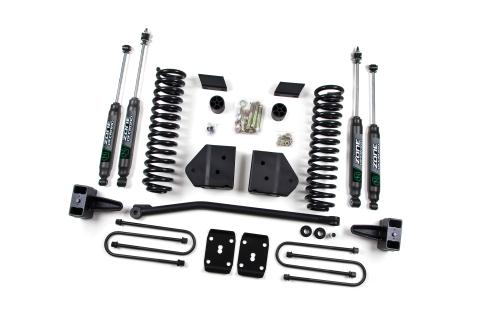 08-10 Ford F-250/F-350 Super Duty Gas 4 Inch Suspension With Nitro Shocks Zone Offroad