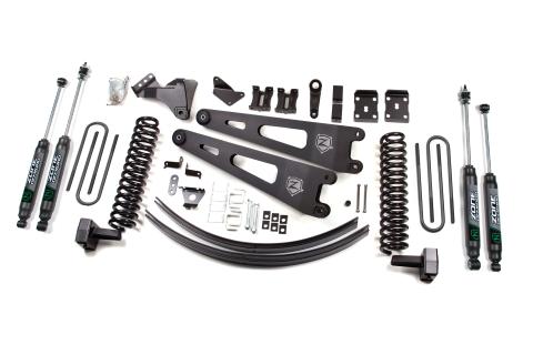 11-14 Ford F-250/F-350 Super Duty 6 Inch Lift Kit Gas Without Overload With Nitro Shocks Zone Offroad