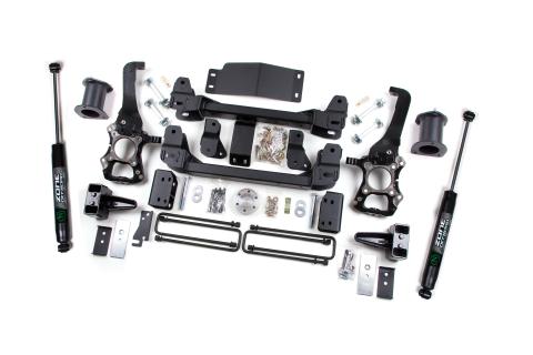 2014 Ford F-150 6 Inch Lift Kit 4 Inch Rear Block With Nitro Shocks Zone Offroad