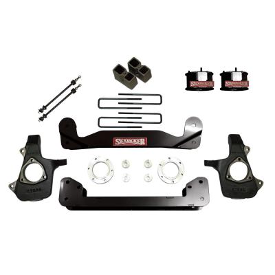 Lift Kit 4 Inch Lift 14-18 Silverado/Sierra 1500 For Use w/Models w/Aluminum Steering Knuckles/Control Arms Skyjacker
