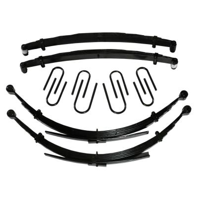Lift Kit 8 Inch Lift For Use w/52 Inch Rear Springs Includes Front/Rear Leaf Springs Front/Rear U Bolt Kits Bushing Kit Brake Line Bracket 73-74 K20 Pickup K25/K2500 Pickup Skyjacker