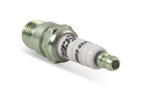 HP Copper Spark Plug Shorty 14MM Thread .460 In Reach Tapered Seat Non-Resistor 4 Pack ACCEL