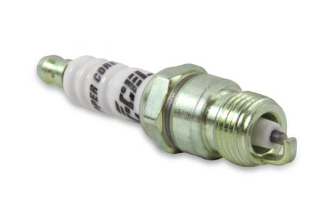 HP Copper Spark Plug Shorty 14MM Thread .460 In Reach Tapered Seat Non-Resistor 4 Pack ACCEL