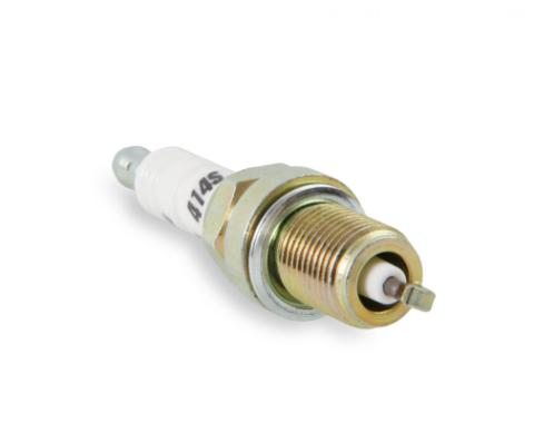 HP Copper Spark Plug Shorty 14MM Thread, .750 In Reach Heat Range 4 Gasket (Flat) Seat 4-Pack ACCEL