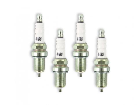 HP Copper Spark Plug Shorty 14MM Thread, .750 In Reach Heat Range 6 Gasket (Flat) Seat 4-Pack ACCEL