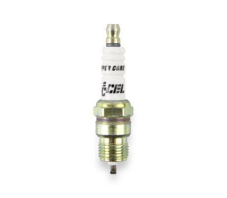 HP Copper Spark Plug Shorty 14MM Thread .460 In Reach Heat Range 6 Tapered Seat 4 Pack ACCEL