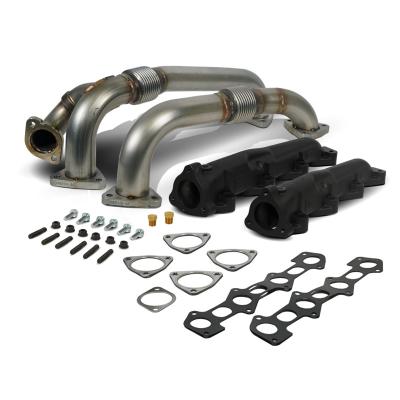 Exhaust Manifold and Up-Pipes Set Power Stroke 6.4L Ford 2008-2010 F-250/F-350/F-450/F-550 SuperDuty BD Diesel