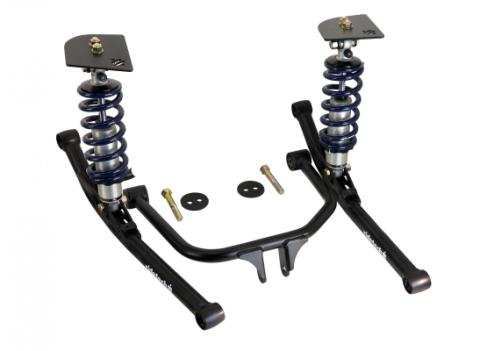 Rear HQ Coil-Over And Strongarm Kit For 58 Impala Upper And Lower Strongarms HQ Coil-Over Shocks Springs Brackets And Hardware Ridetech