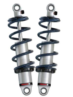 Rear HQ Shockwaves For 1964-1972 Chevelle Cutlass For Use W/ Stock 10/12 Bolt Housing Springs Brackets And Hardware Sold As Pair Pair Of Rebound Adjustable Shocks Springs Spring Mounts Brackets And Delrin Spring Washers Ridetech