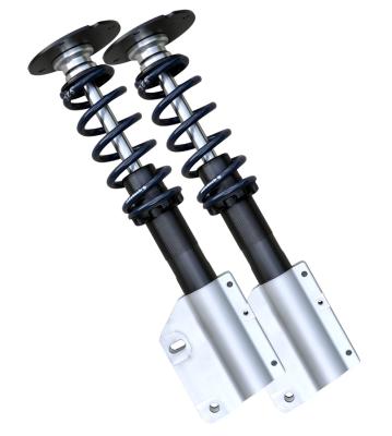 Front HQ Coil-Overs For 1994-2004 Mustang Pair Of Rebound Adjustable Shock s Springs Spring Mounts Delrin Spring Washers And Caster/Camber Plates Ridetech