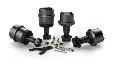 97-06 Jeep Wrangler TJ Dana 30/44 HD Ball Joint Kit w/out Knurl 2 Upper &amp; 2 Lower TeraFlex