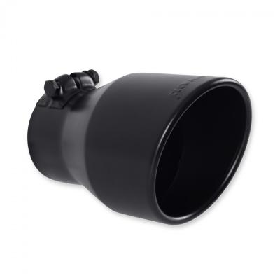 Exhaust Tip Exhaust Tip 4.5 Inch Black Angle Cut Fits 3.0 Inch Tubing, 7.00-In Long Clamp On Flowmaster
