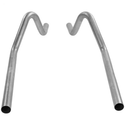 Pre-Bent Tailpipes Fits 1965-1973 Ford Mustang Without Staggered Shocks, 1967-1973 Mercury Cougar Flowmaster